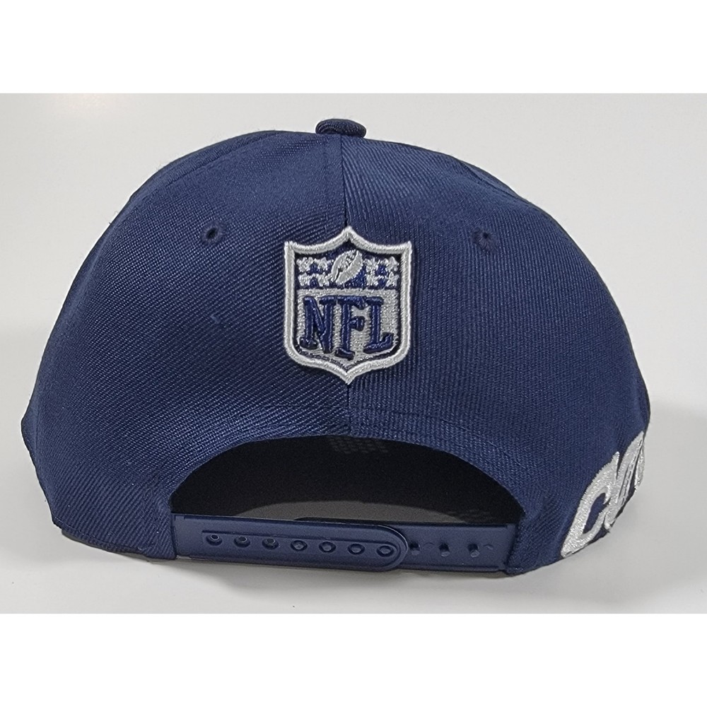 Dallas Cowboys New Era Blue Adjustable Snapback Hat Side Split NFL Football Cap - Picture 6 of 9